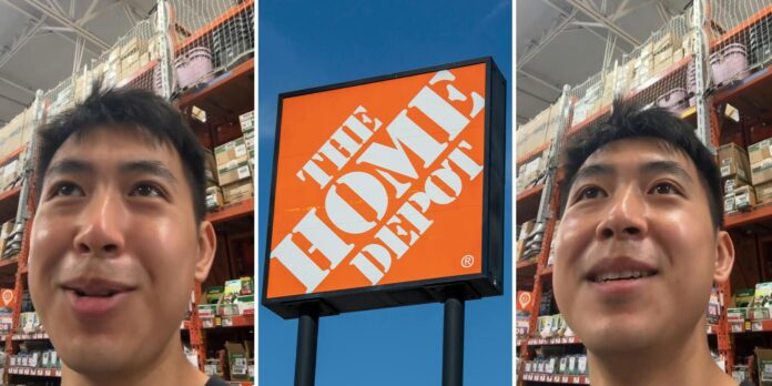 ‘Is that real?’: Home Depot customer notices something unusual on the security cameras in the store