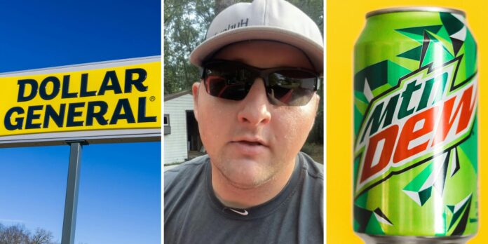 ‘Oh no, these are 4 for $12’: Dollar General customer sees Mountain Dew on sale but young cashier can’t figure out how to enter sale