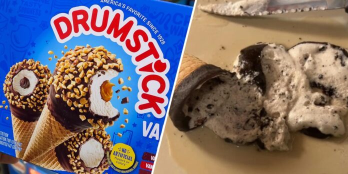 ‘The amount of chemicals to make that happen’: Man buys Nestle Drumstick frozen treat and leaves it out on the counter. It hasn’t melted after 22 hours