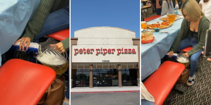 ‘Update we got kicked out’: Peter Piper Pizza customer pours BYOB Michelob Ultra into restaurant pitcher