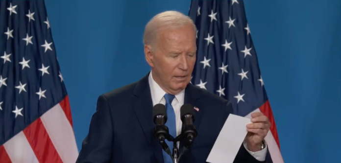 ‘Was he supposed to say that?’ Biden reveals list of reporters to call on at presser—prompting questions