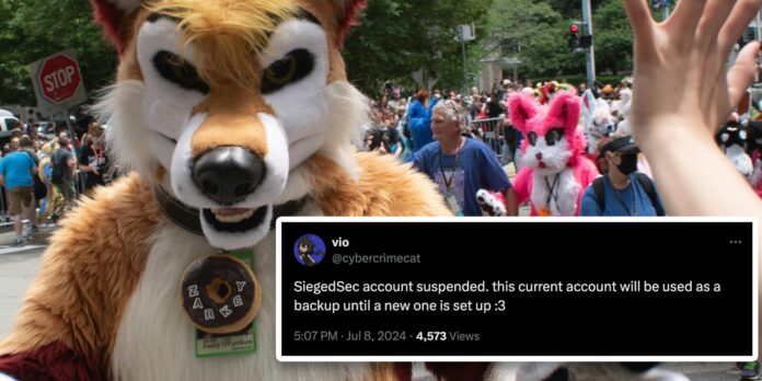 ‘they didnt want us posting’: Furry hacker collective suspended after teasing breach of right-wing think tank