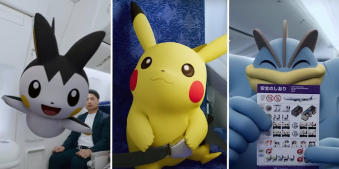 All Nippon Airways just launched a  Pokémon-themed flight safety video inside of their airplanes