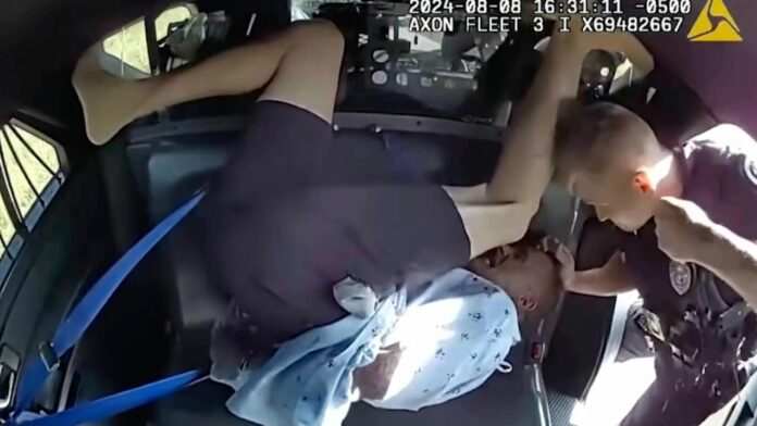 Arkansas officer fired after being caught on video beating inmate in back of patrol car