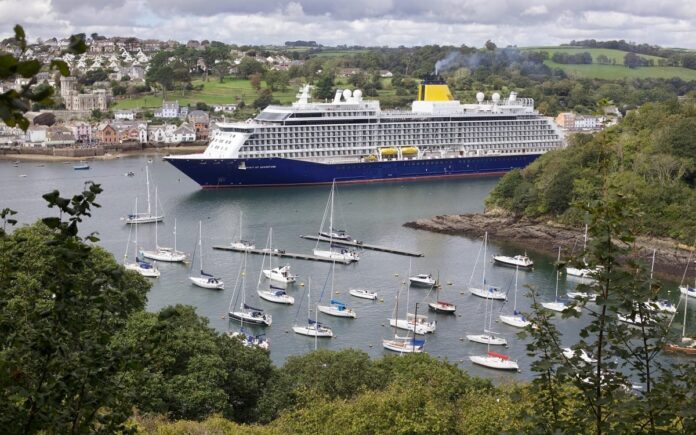 Cruise ship tourism boosts Fowey's economy and community spirit