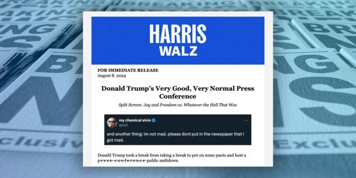 Dril has something to say about his tweet getting plugged in a Harris-Walz press release