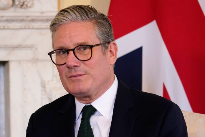 Britain's Prime Minister Keir Starmer Far-right