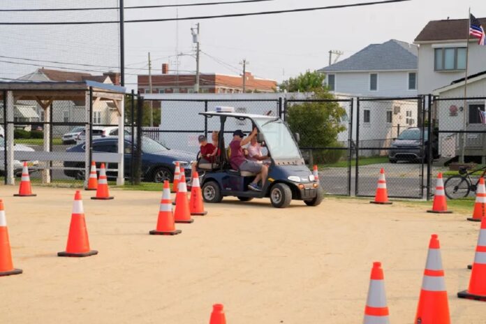 Five injured in drunk driving simulation gone at police event