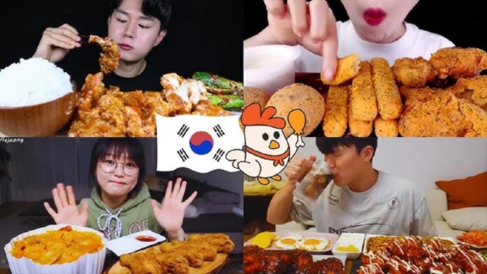 Korean YouTuber Boki takes on colossal mukbang meal