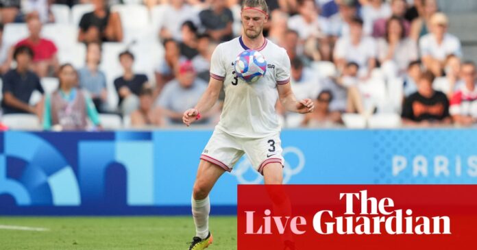 Morocco v USA: Paris Olympics men’s soccer quarter-finals – live updates