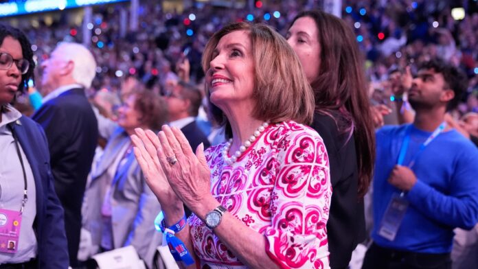 Nancy Pelosi thanked Biden for his wins, as she said Harris will take US to new heights