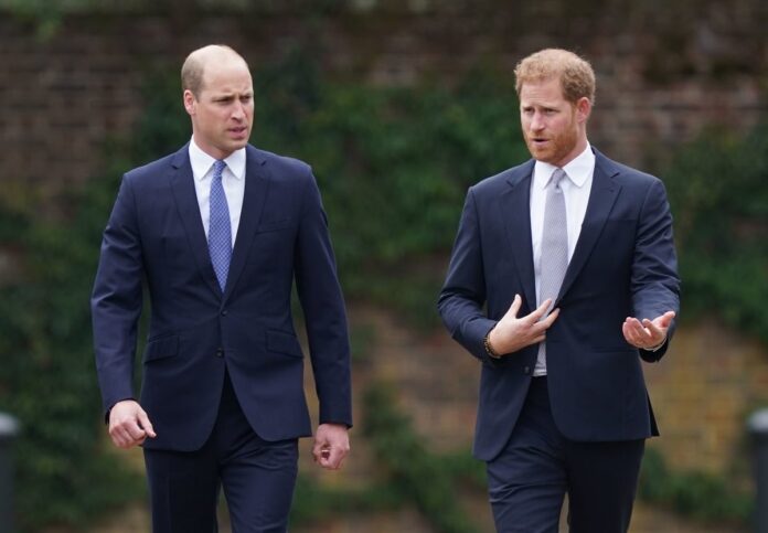 Prince William and Harry reunite for Lord Fellowes' funeral