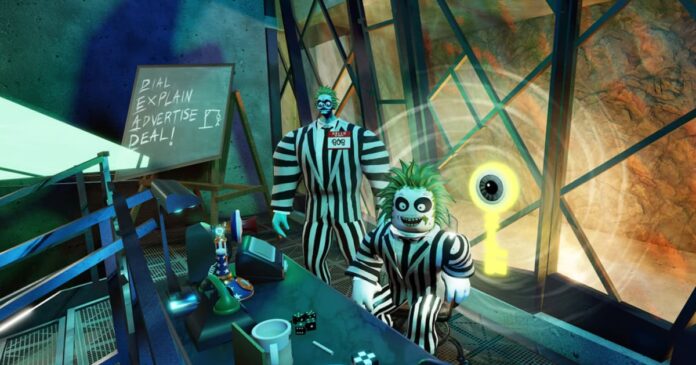 Roblox conjures Beetlejuice to help launch a virtual box office that sells movie tickets to local theaters