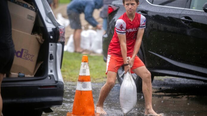 The Latest: Tropical Storm Debby churns across the US Southeast