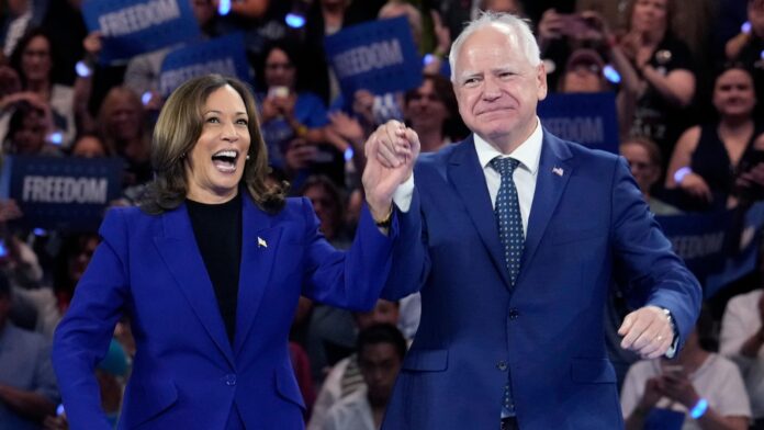 The Latest: Walz is expected to accept the party’s nomination for vice president at DNC Day 3