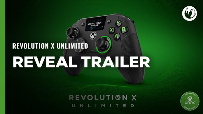 The new Nacon Revolution X Unlimited Xbox controller features a handy LCD screen and will be released later this year