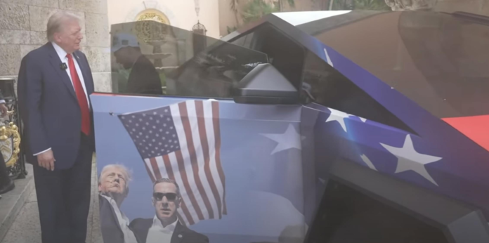 Trump now has a Trump assassination-themed CyberTruck—courtesy of Adin Ross