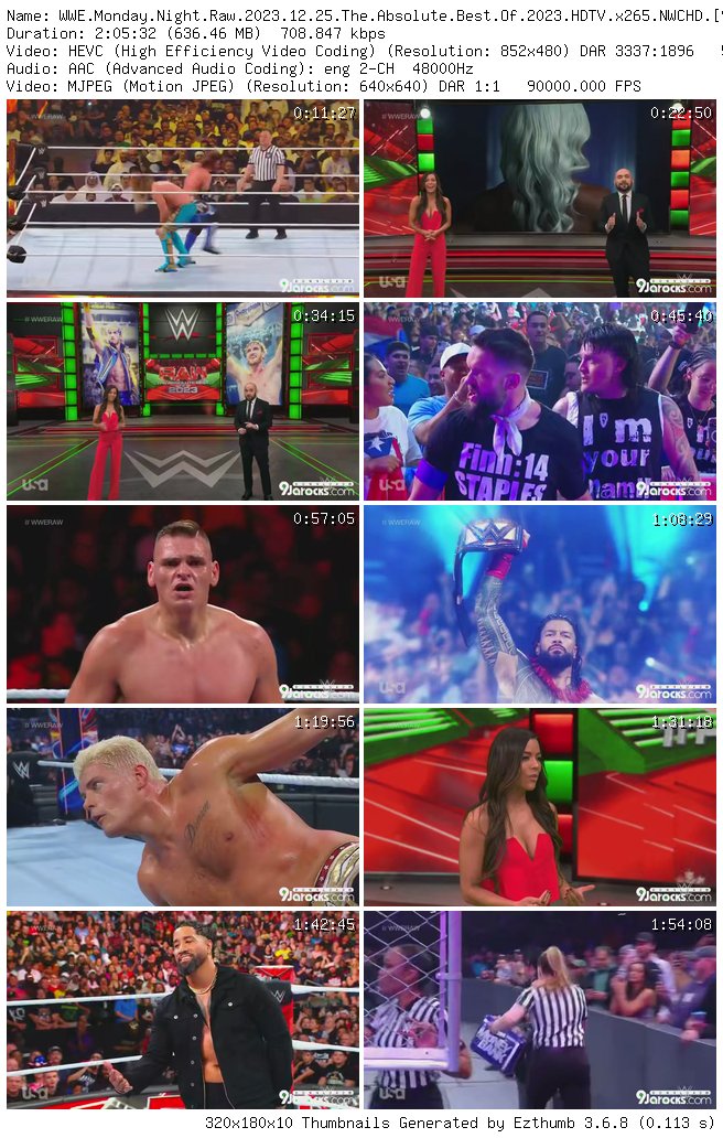 VIDEO WWE Monday Night Raw 2024