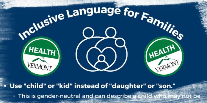 Vermont Health Department flamed for Facebook post saying parents shouldn’t call children ‘son’ or ‘daughter’