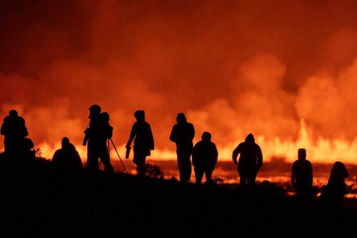 Volcanic gas cloud from Iceland drifts over northern Scotland