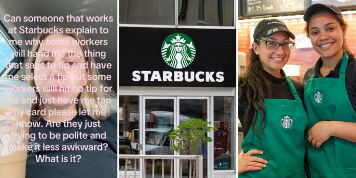 ‘Are they just trying to be polite and make it less awkward’: Starbucks customer wonders why only some baristas ask you to tip