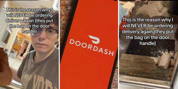 ‘At least you got video evidence’: DoorDash customer warns of delivery issue after driver leaves food on his door handle—and causes a crisis