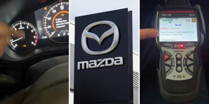 ‘Gah are all car brands bad except Honda and Toyota?!’: Mechanic shows Mazda driver’s check engine light came on at only 212 miles