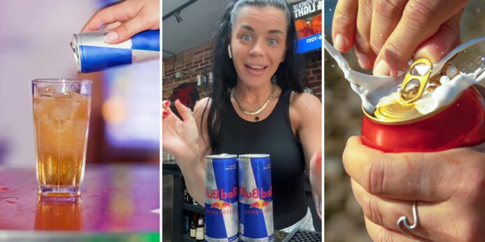 ‘I do this all the time and literally everyone thinks it’s the coolest thing they’ve ever seen’: Bartender shares Red Bull trick. It works on any can