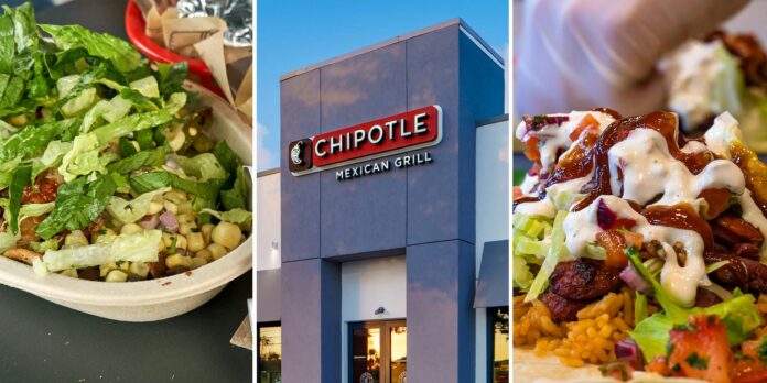 ‘I don’t eat meat. I can’t eat that’: Woman says Chipotle worker refused to remake her bowl after putting meat in it