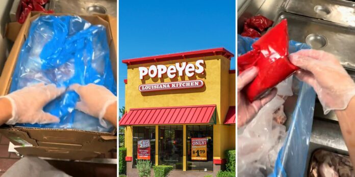 ‘I just want to know why a two-piece cost $37.99’: Viewers divided after Popeyes worker reveals how the chicken gets seasoned