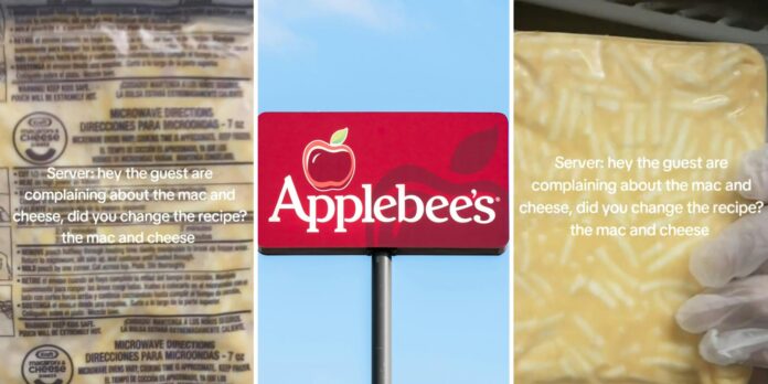 ‘I know an applebee’s fridge when I see one’: Restaurant customers complain about cooks ‘changing’ the mac and cheese. It’s Kraft