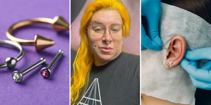 ‘I wear sterling silver in my piercings and no one’s told me this???’: Expert issues warning against silver body jewelry