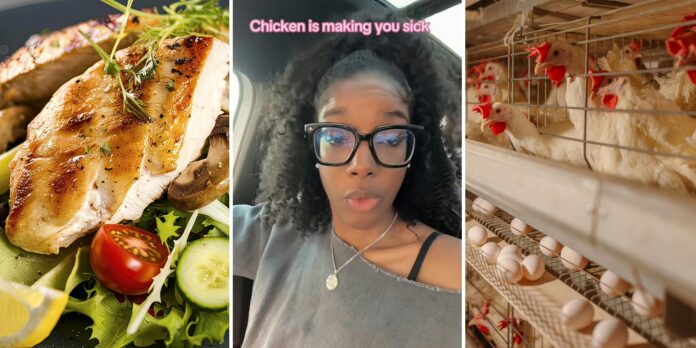 ‘I’m thinking of chicken as like the healthy meat’: Woman says you should stop eating chicken because it’s making you sick