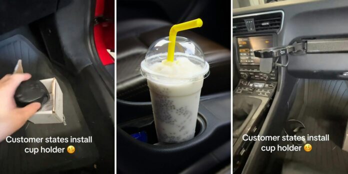 ‘Just install bros cup holder’: Technician blasts customer who wants cup holder installed in car. Viewers side with the customer