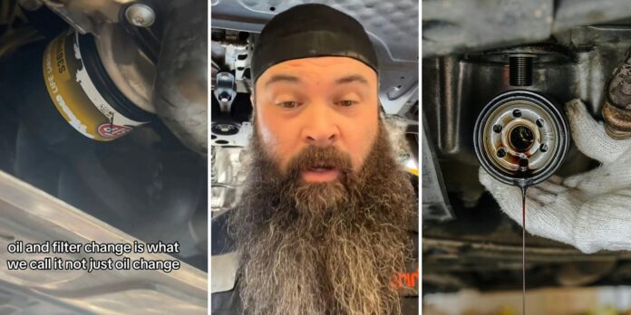 ‘Not just an oil change’: Viewers divided when mechanic says you need to change your oil filter at every oil change