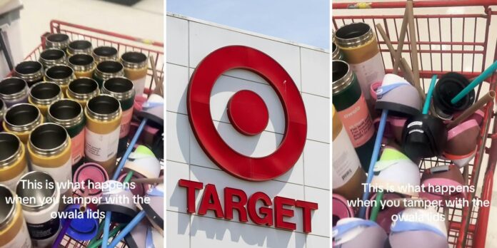 ‘Owala just start selling them separate’: Target worker shares what they have to do after customers ‘tamper’ with the lids on Owala tumblers