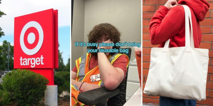 ‘Please don’t’: Target worker slams customers who bring their own reusable bags