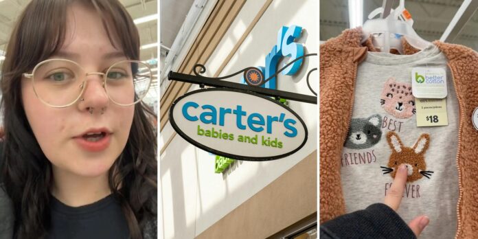 ‘That’s why I have no animal clothes for my boy’: Shopper calls out Carter’s after noticing something about the boys’ and girls’ clothes