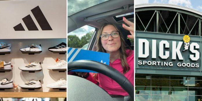 ‘The employees are putting BLOOD sweat and tears into their shifts’: Dick’s Sporting Goods customer orders Adidas sneakers online. She got more than she bargained for