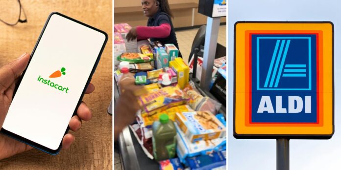 ‘The pay was not worth it’: Instacart shopper calls out customer for not tipping after ordering $600 worth of groceries from Aldi