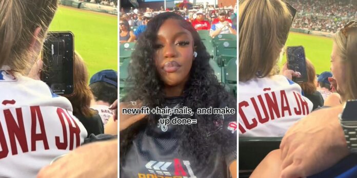 ‘They don’t even hide it anymore’: Woman sees something shocking on girl’s phone at Braves game