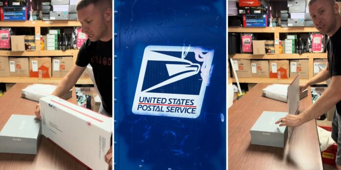 ‘This man is thinking outside the box’: Man shares trick to making free USPS box fit ‘almost anything’