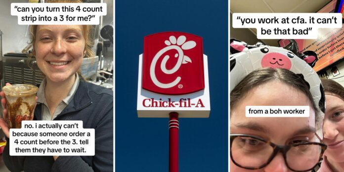 ‘We lost it’: Chick-fil-A worker says staff ask for sandwiches to be remade after ‘losing’ them