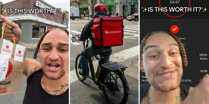 ‘What has DoorDash come to?’: DoorDash driver calls out customer’s McDonald’s order, says it’s a waste of money