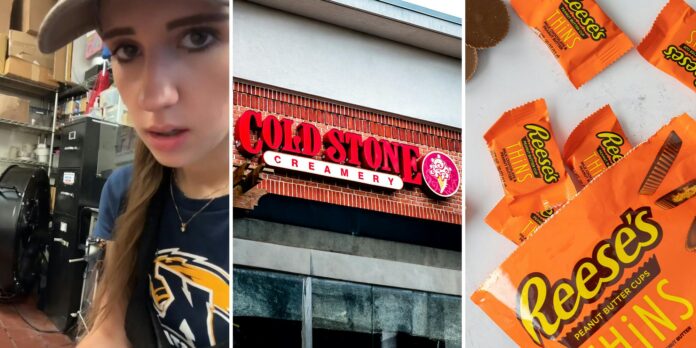 ‘When I worked at wing stop and ppl would ask why we charged for ranch’: Cold Stone Creamery worker shows the real reason Reese’s costs extra