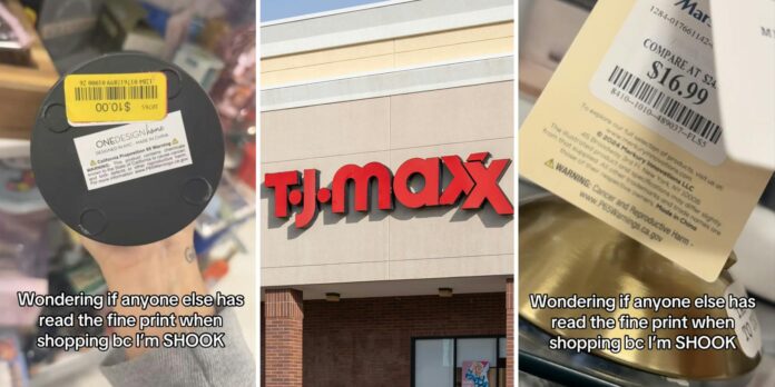 ‘You’ll start to see it on everything’: Woman goes shopping at T.J. Maxx. Then she notices the fine print