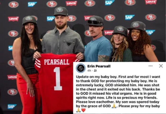 49ers rookie Ricky Pearsall survives San Francisco shooting