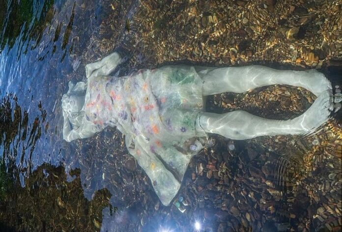 Artist defends controversial Ophelia-inspired sculpture in Canterbury's River Stour