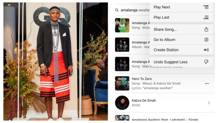 HOT: South Africans mass report on Apple Music as Samthing Soweto is not credited for his vocals on Amalanga Awafani