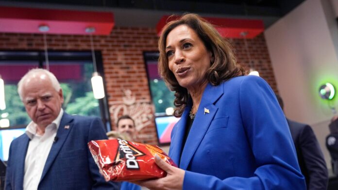 Harris turns to favorite foods in effort show more private side, connect with voters